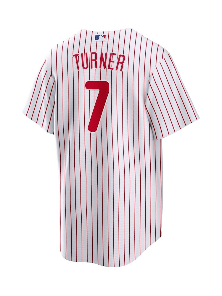 Fanatics Philadelphia Phillies Official Replica Home White Jersey with Turner 7 Printing - Image 3 of 3