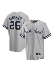 Fanatics Grey New York Yankees Official Replica Road Jersey with LeMahieu 26 Printing - Image 1 of 1