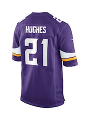 Fanatics Purple Minnesota Vikings Home Game Jersey Mike Hughes - Image 3 of 3
