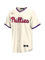 Fanatics Philadelphia Phillies Official Replica Alternate White Jersey with Turner 7 Printing - Image 2 of 3