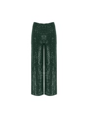 Live Unlimited Curve Green Sequin Trousers - Image 6 of 6