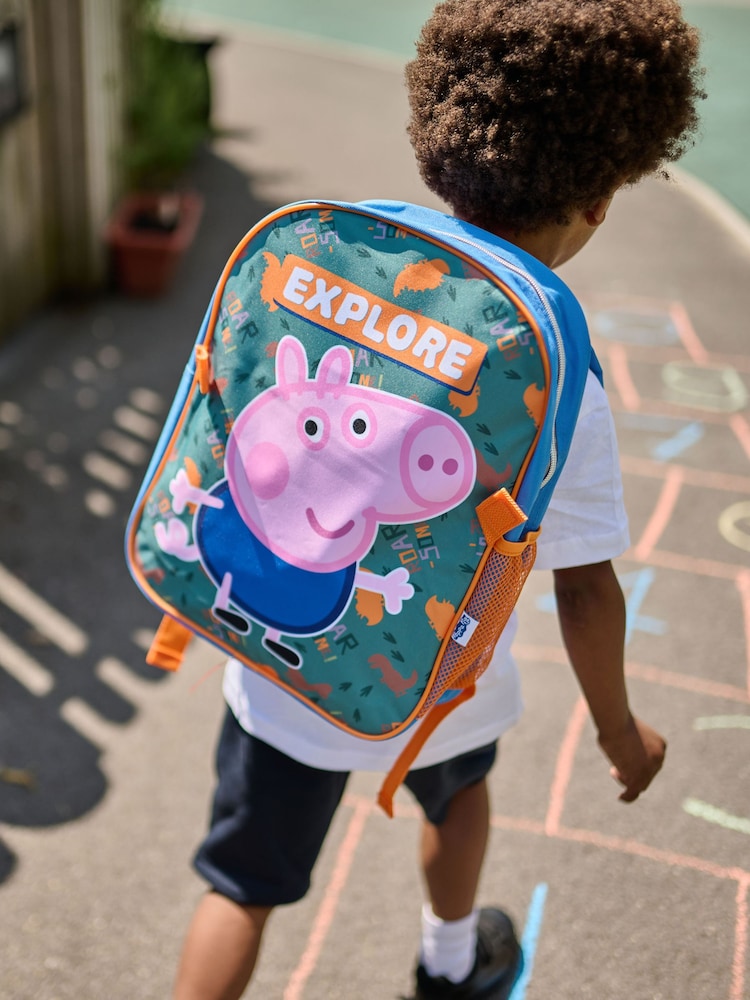 Character Green George Pig Backpack and Lunchbag Set - Image 1 of 2