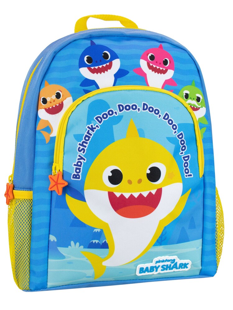 Character Blue Baby Shark Backpack - Image 1 of 4 Character Blue Baby Shark Backpack - Image 1 of 4