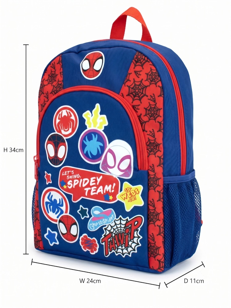 Character Dark Red Spidey & His Amazing Friends Backpack - Image 5 of 5 Character Dark Red Spidey & His Amazing Friends Backpack - Image 5 of 5