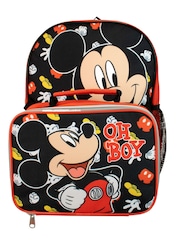 Character Black Mickey Mouse Backpack and Lunchbag Set - Image 1 of 5