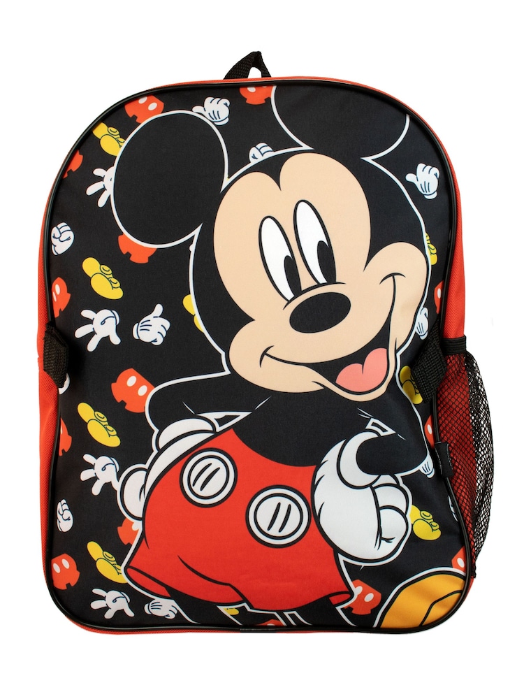 Character Black Mickey Mouse Backpack and Lunchbag Set - Image 3 of 5