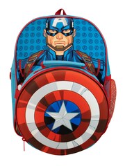 Character Blue Captain America Backpack and Lunchbag Set - Image 1 of 6