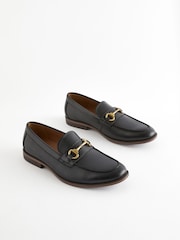 Black Loafers With Snaffle Trim - Image 2 of 8