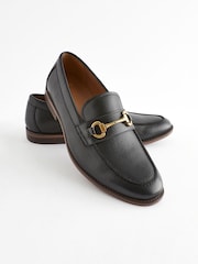 Black Loafers With Snaffle Trim - Image 5 of 8