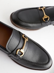 Black Loafers With Snaffle Trim - Image 6 of 8