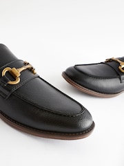 Black Loafers With Snaffle Trim - Image 7 of 8