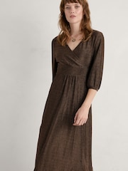 Seasalt Cornwall Dewpearl Sparkly Jersey Dress - Image 4 of 6