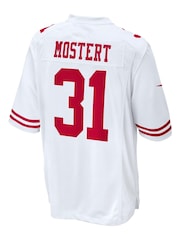 Fanatics San Francisco 49ers Game Road White Jersey  - Raheem Mostert - Image 3 of 3