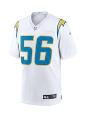 Fanatics Los Angeles Chargers Game Road White Jersey - Image 2 of 3
