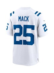 Fanatics Indianapolis Colts Game Road Marlon Mack White Jersey - Image 3 of 3