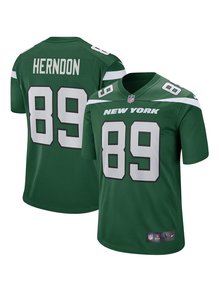 Fanatics Green New York Jets Game Team Colour Chris Herndon Jersey - Image 1 of 3