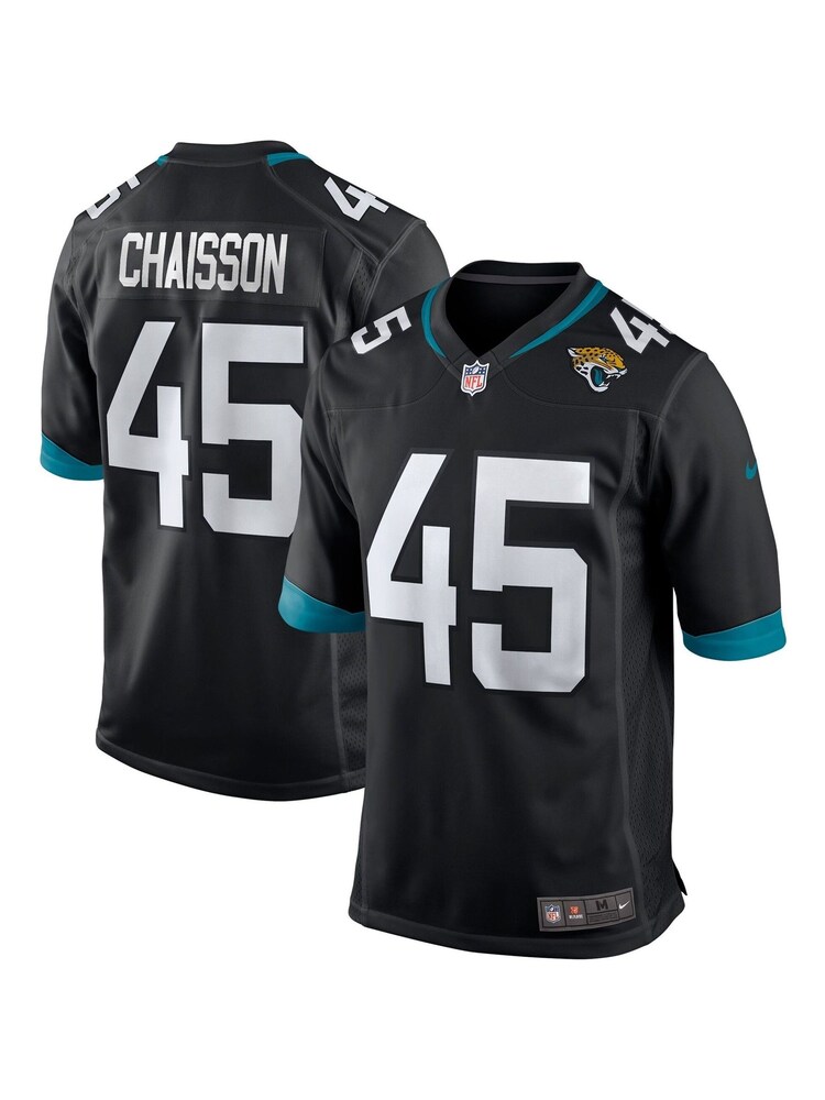 Fanatics Jacksonville Jaguars Alternate Game K'Lavon Chaisson Black Jersey - Image 1 of 3