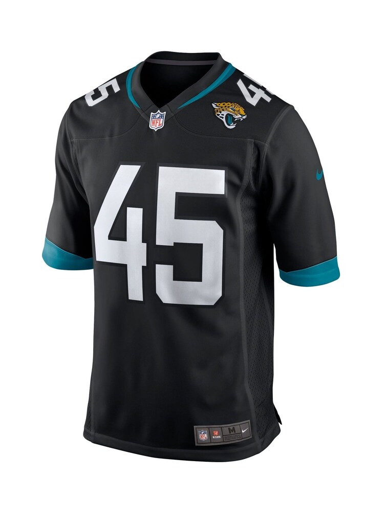 Fanatics Jacksonville Jaguars Alternate Game K'Lavon Chaisson Black Jersey - Image 2 of 3