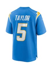 Fanatics Blue Los Angeles Chargers Game Team Colour Jersey - Tyrod Taylor Youth - Image 3 of 3
