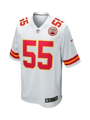 Fanatics Kansas City Chiefs Road Game Frank Clark White Jersey - Image 2 of 3