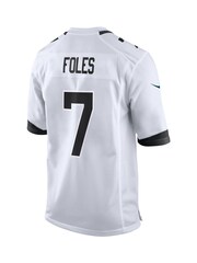 Fanatics Jacksonville Jaguars Road Game Nick Foles White Jersey - Image 3 of 3