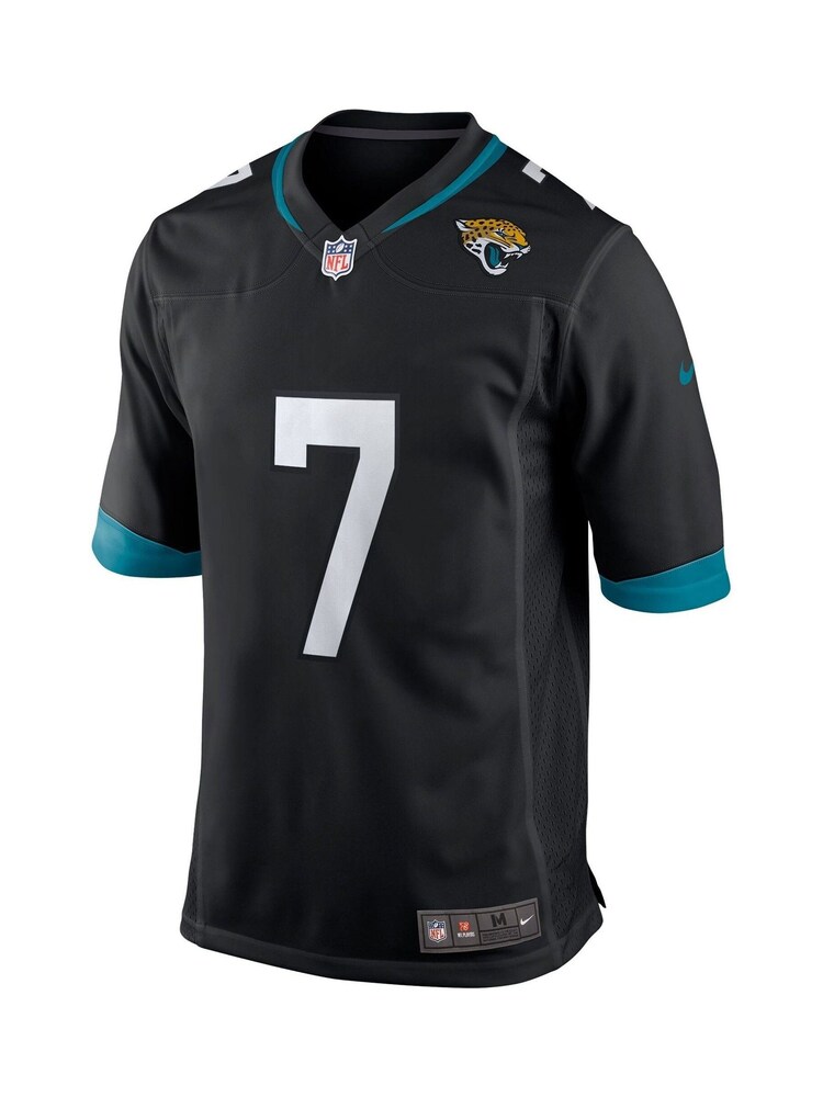 Fanatics Jacksonville Jaguars Home Game Nick Foles Black Jersey - Image 2 of 3