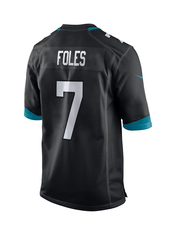 Fanatics Jacksonville Jaguars Home Game Nick Foles Black Jersey - Image 3 of 3