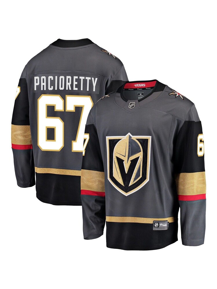 Fanatics Grey Vegas Golden Knights Branded Home Breakaway Max Pacioretty Jersey - Image 1 of 3