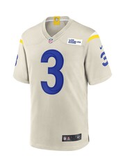 Fanatics Grey Los Angeles Rams Game Road Cam Akers Jersey - Image 3 of 3