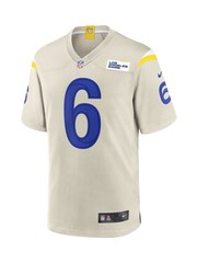 Fanatics Grey Los Angeles Rams Game Road Johnny Hekker Jersey - Image 2 of 3