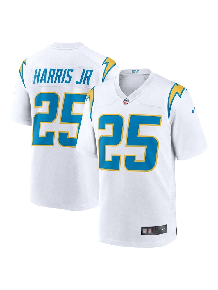 Fanatics Los Angeles Chargers Game Road Chris Harris Jr. White Jersey - Image 1 of 1