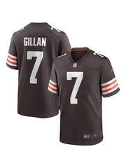 Fanatics Cleveland Browns Game Team Colour Jamie Gillan Jersey - Image 1 of 3