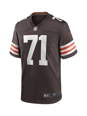 Fanatics Cleveland Browns Game Team Colour Jedrick Wills Jr Jersey - Image 2 of 3