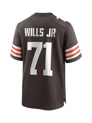 Fanatics Cleveland Browns Game Team Colour Jedrick Wills Jr Jersey - Image 3 of 3