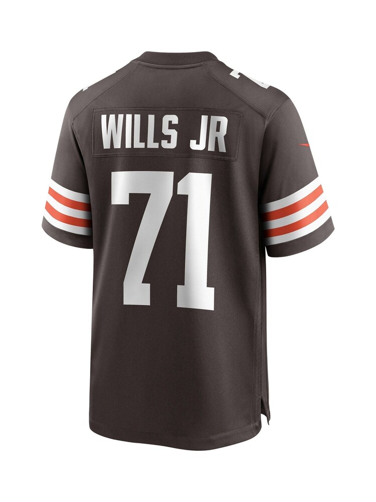 Fanatics Cleveland Browns Game Team Colour Jedrick Wills Jr Jersey - Image 3 of 3