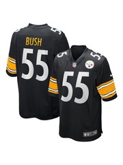 Fanatics Pittsburgh Steelers Home Game Devin Bush Black Jersey - Image 1 of 3