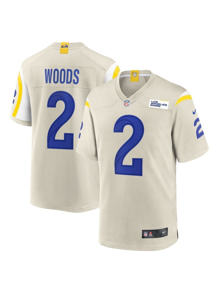 Fanatics Grey Los Angeles Rams Game Road Robert Woods Jersey - Image 1 of 3