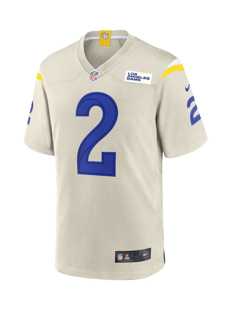 Fanatics Grey Los Angeles Rams Game Road Robert Woods Jersey - Image 2 of 3