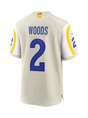 Fanatics Grey Los Angeles Rams Game Road Robert Woods Jersey - Image 3 of 3