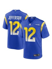 Fanatics Blue Los Angeles Rams Game Team Colour Van Jefferson Jersey - Image 1 of 3