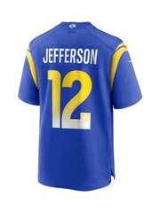 Fanatics Blue Los Angeles Rams Game Team Colour Van Jefferson Jersey - Image 3 of 3