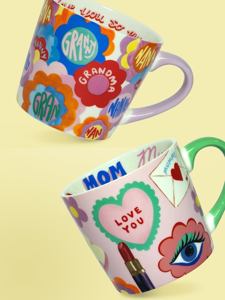 Eleanor Bowmer Mother's Day Mug Set for Mum & Granny - Image 1 of 1
