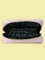 Eleanor Bowmer Pink PU Shell Print Wash Bag - Image 2 of 2