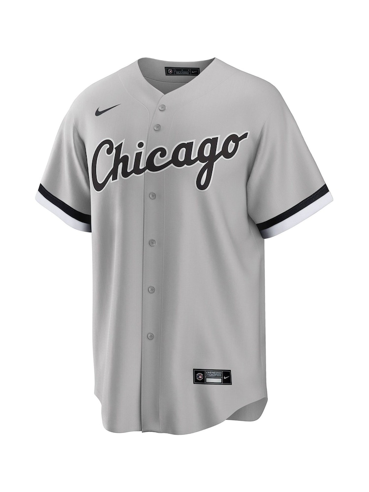 Fanatics Grey Chicago Sox Official Replica Road Jersey With Grandal 24 Printing - Image 2 of 3 Fanatics Grey Chicago Sox Official Replica Road Jersey With Grandal 24 Printing - Image 2 of 3