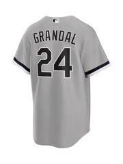 Fanatics Grey Chicago Sox Official Replica Road Jersey With Grandal 24 Printing - Image 3 of 3