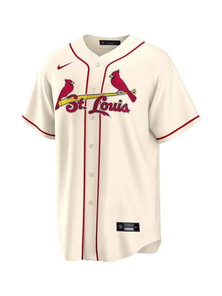 Fanatics St. Louis Cardinals Official Replica Alternate White Jersey With Molina 4 Printing - Image 2 of 3 Fanatics St. Louis Cardinals Official Replica Alternate White Jersey With Molina 4 Printing - Image 2 of 3