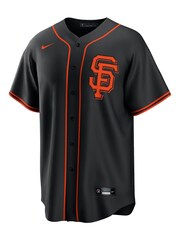 Fanatics San Francisco Giants Official Replica Alternate Black Jersey With Posey 28 Printing - Image 2 of 3