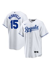 Fanatics Kansas City Royals Official Replica Home White Jersey with Merrifield 15 Printing - Image 1 of 3