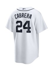 Fanatics Detroit Tigers Official Replica Home White Jersey With Cabrera 24 Printing - Image 3 of 3