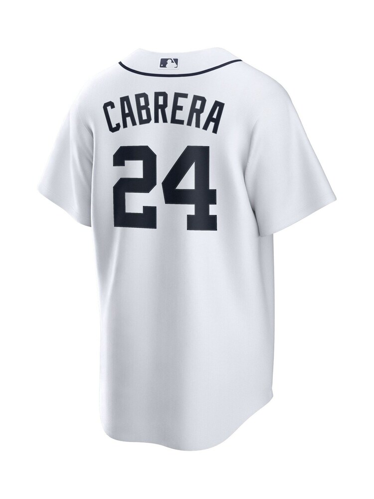 Fanatics Detroit Tigers Official Replica Home White Jersey With Cabrera 24 Printing - Image 3 of 3 Fanatics Detroit Tigers Official Replica Home White Jersey With Cabrera 24 Printing - Image 3 of 3